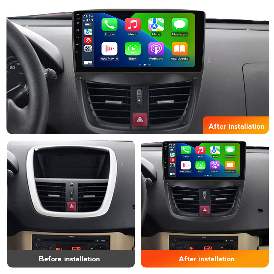 Peugeot 207 2006-2015 CarPlay Kit