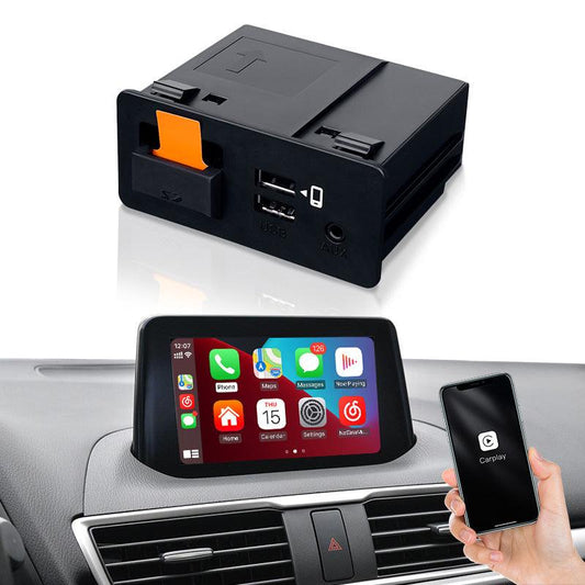 Wired/Wireless CarPlay Android Auto Adapter USB HUB for Mazda