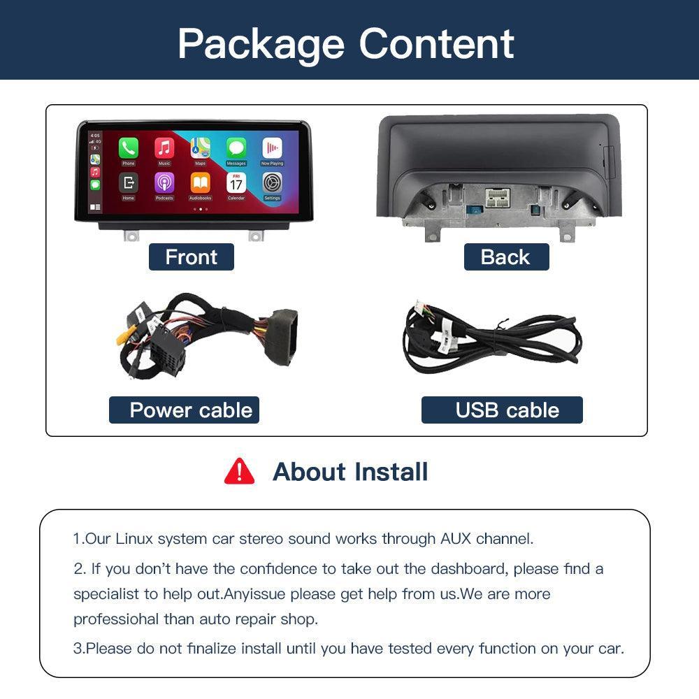 10.25'' Linux screen for BMW 1/2 F20 F21 (2012-2015) with CarPlay & Android Auto