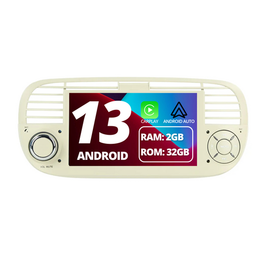 Fiat 500 2007-2015 CarPlay Screen