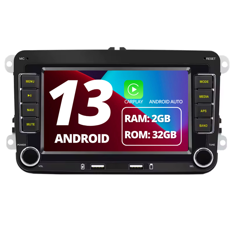 Volkswagen/Seat/Skoda Universal 7 Inch CarPlay and Android Auto Screen